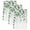 Green, variant on Grey Leaves Kitchen Towels Set of 3, Summer Botanical Absorbent Dish Towels for Kitchen, Microfiber Hand Towel, Quick Drying Tea Towel for Cleaning Decorative Dishcloths Watercolor Weeping