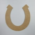 thumbnail image 1 of 11"Horseshoe, Unfinished Wood Art Shape by Wooden Craft Cutouts, 1-4 Thickness, 1 of 2