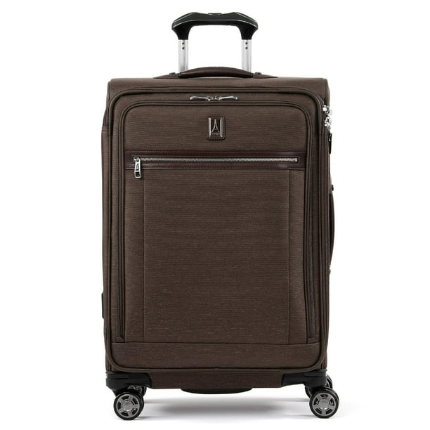 Equipaje Travelpro Platinum Elite Softside de 25 pulgadas, color marrón