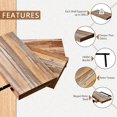 thumbnail image 4 of WELLAND 24 Inch Grande Floating Shelves Wall Shelf Mounted Display Shelf, 23.62"L x 11.81"D x 2"T, Retro, 4 of 9