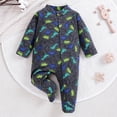 thumbnail image 2 of larppty Boys Boys and Girls Organic Cotton Zip-Front Sleeper Pajamas, Footed Sleep 'n Play, 2 of 4