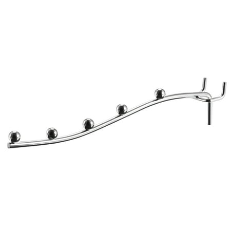 

Uxcell 8 Inch Pegboard Hooks Fits 1/4 Inch Holes Pegboards Silver 10 Count