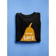 thumbnail image 3 of Love At First Bite Sweatshirt Men -Image by Shutterstock, Male Small, 3 of 4