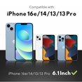 thumbnail image 2 of Screen Protector ZAGG Glass+ Defense Elite Privacy iPhone, 2 of 9