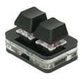 thumbnail image 4 of 2 Key Gaming Keyboard, Red Switch Mini USB Mechanical Keypad Macro Programmable Wired One Handed Keyboard Mini USB Keypad For Rhythm Games Copy Paste Function, 4 of 8