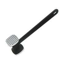 Dianli Stainless Steel Meat Tenderizer Double-Sided Hammer Kitchen Tool for Steak Beef Chicken Aluminum Alloy Rib Breaker Comfortable Handle Durable Easy Clean 27.1x6.3cm