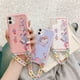 thumbnail image 2 of Nueva llegada de dibujos animados Hello kitty pulseras chica caramelo teléfono celular suave para Samsung A32 A52 A72 S21 Note20 M51 A71 A02S A31 cubierta, 2 of 4