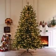 300LED 98FT Christmas Tree String Lights Green Wire Dimmable, Plug in Fairy Starry Lights Decorative for Christmas Tree Party Wedding Indoor Outdoor