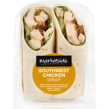 Walmart Grocery Marketside Southwest Chicken Wrap