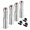 Silver White Light-4, variant on White Colorful Light 4 Pack Handheld Strobe Baton LED Bottle Sparkler Lighting