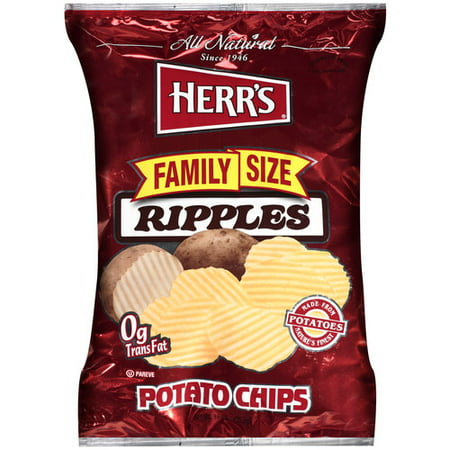Herrs Ripple Chips 15oz - Walmart.com