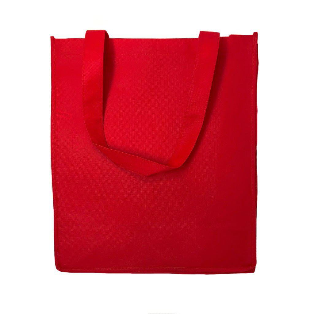 Travel Recycled Reusable Eco Friendly Grocery Shopping Tote Bag 13x15x6 6"Gusset 
