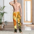 thumbnail image 2 of Logiee Golden Sunflower In Field Print Pajama Pants for Men,Men’s Pajama Bottoms,Mens PJ Pants with Pockets & Button Fly-X-Large, 2 of 6