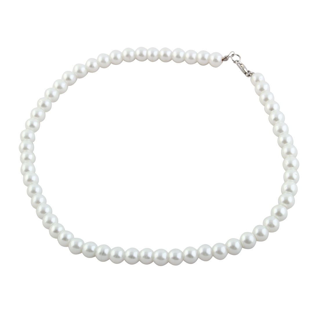 55" 5-9mm White Lavender Rice Freshwater Pearl Necklace Jewelry 