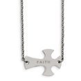 thumbnail image 1 of Collier Croix en Acier Inoxydable Grande Taille 19 Po, 1 of 3