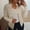 Rose Gold, variant on Women's Sequin Jackets Casual Open Front Cardigan Glitter Long Sleeve Short Coats Crop Blazers for Women