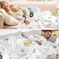 thumbnail image 5 of 70x55 Inches Glow in The Dark Blanket Cozy Throw Camping Blankets for Home and Outdoor Use Cute Farmyard Pattern, 5 of 8