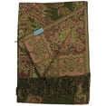 thumbnail image 5 of Silver Fever Nepal Solid Two Ply Warm Soft Pashmina Scarf Shawl Wrap, 5 of 7