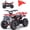 RED, variant on QEASET 500W 36V Battery Ride-On Off-Road 4-Wheeler – 15-Mile Range, Orange