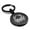 Black, variant on Stainless Steel Tribal Cancer Zodiac (Crab) Round Medallion Keychain Circle Ring