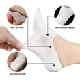thumbnail image 5 of No Show Socks Women Low Socks Non Slip Flat Boat Line 8 Pairs, 5 of 5