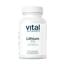 Lithium , 20 mg , 90 Vegan Capsules, Vital Nutrients