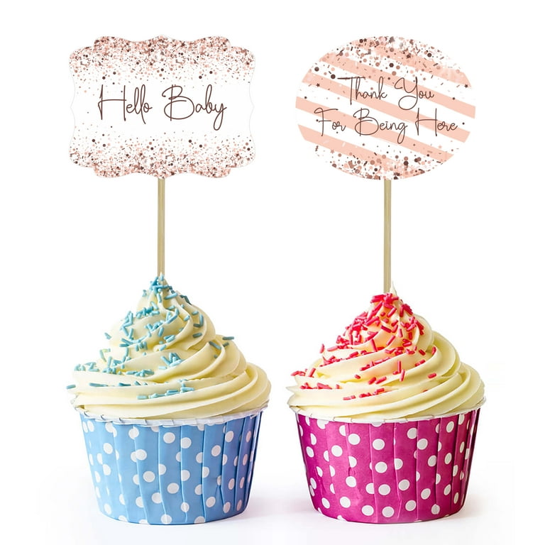 Sweet Sprinkle Cupcake Waterproof Name Labels