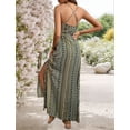 thumbnail image 5 of Womens Spaghetti Strap Dress Summer Dresses Beach Cover Ups Casual Sundresses Green XL, 5 of 8