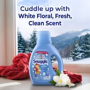Snuggle Blue Sparkle Liquid Fabric Softener 39.4 oz, 58 Loads with Microfiber Solid Color Towel by BundleEase