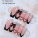 thumbnail image 3 of Uñas postizas adhesivas CTTHNBD estilo coffin negras con punta francesa, 24 piezas, 3 of 7
