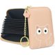 thumbnail image 1 of Lindo tarjetero de cuero para mujer, cartera pequeña con cremallera y llavero (gatito rosa) Sincero Electrónica, 1 of 5