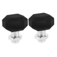 thumbnail image 6 of Tineasur Black Adjustable Rubber Skate Stoppers for Roller Skates, 2 Pieces Replacement Accessories, 6 of 8