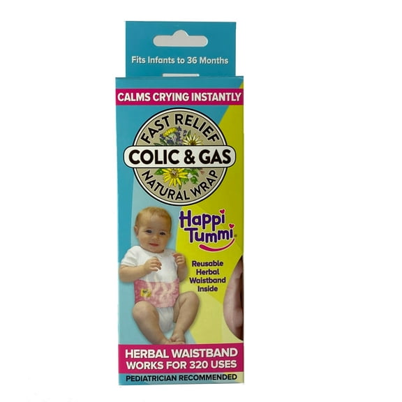 Happi Tummi Gas Relief Drops alternative, Safe For Newborns, lasts for Months Pink.