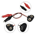 thumbnail image 3 of Uxcell 9V Battery Snap Connector to Insulated Dual Alligator Clips Test Cable 13cm Length 10Pcs, 3 of 6