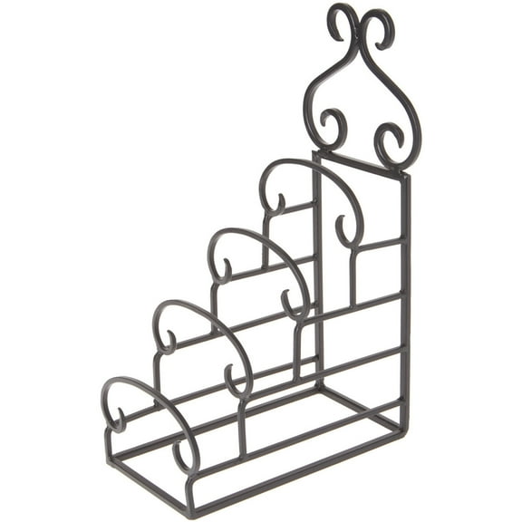 Bard's Wrought Iron 4 Plate Table Stand, 14.5" H x 5.25" W x 9.75" D (For 8" - 11" Plates), Pack of 2