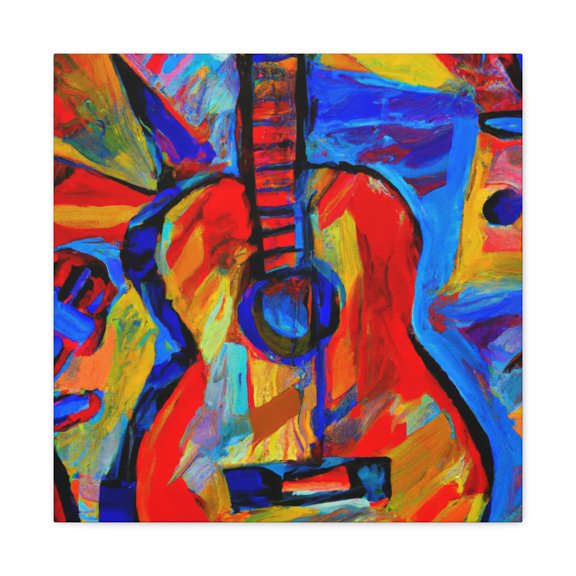 Strums of Colorful Melody - Canvas