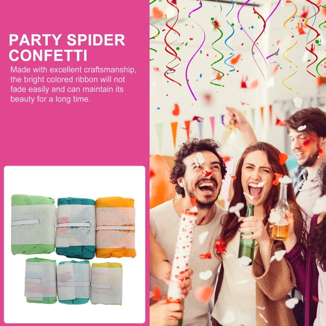 WEUVEB 6Ud Streamers De Y Fácil De Manejar Para Celebraciones Y Bodas