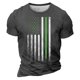 thumbnail image 1 of Camisetas de Manga Larga para Hombres Imprimir Casual Cuello Redondo Camiseta de Manga Corta, Camisetas de Manga Larga para Hombres Algodón, 1 of 4