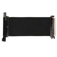 thumbnail image 2 of GPU Extension Cable, Right Angle 128Gbp/s EMI Shielding PCIE 3.0 X16 Riser Cable  For RTX2060, 2 of 8