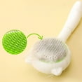 thumbnail image 3 of ACDANC 2Pcs Cat Brush Ergonomic Cat Brush for Shedding Ergonomic Anti-Static Cat Grooming Supplies,Blue Small&Blue Large, 3 of 4
