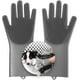 thumbnail image 1 of Magic Pet Grooming Gloves Dog Bathing Shampoo Brush, Heat Resistant Eco-Friendly Silicone Hair Removal Gloves with High, 1 of 5