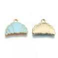 thumbnail image 3 of U8MO Cat Flower Carrot Alloy Enamel Pendants Metal Dangle Charms Cute Hang Ornament-10pc-Croissant-12x17x2mm, 3 of 3