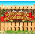 thumbnail image 1 of Welcome To Oktoberfest 13 oz Vinyl Banner With Metal Grommets, 1 of 4