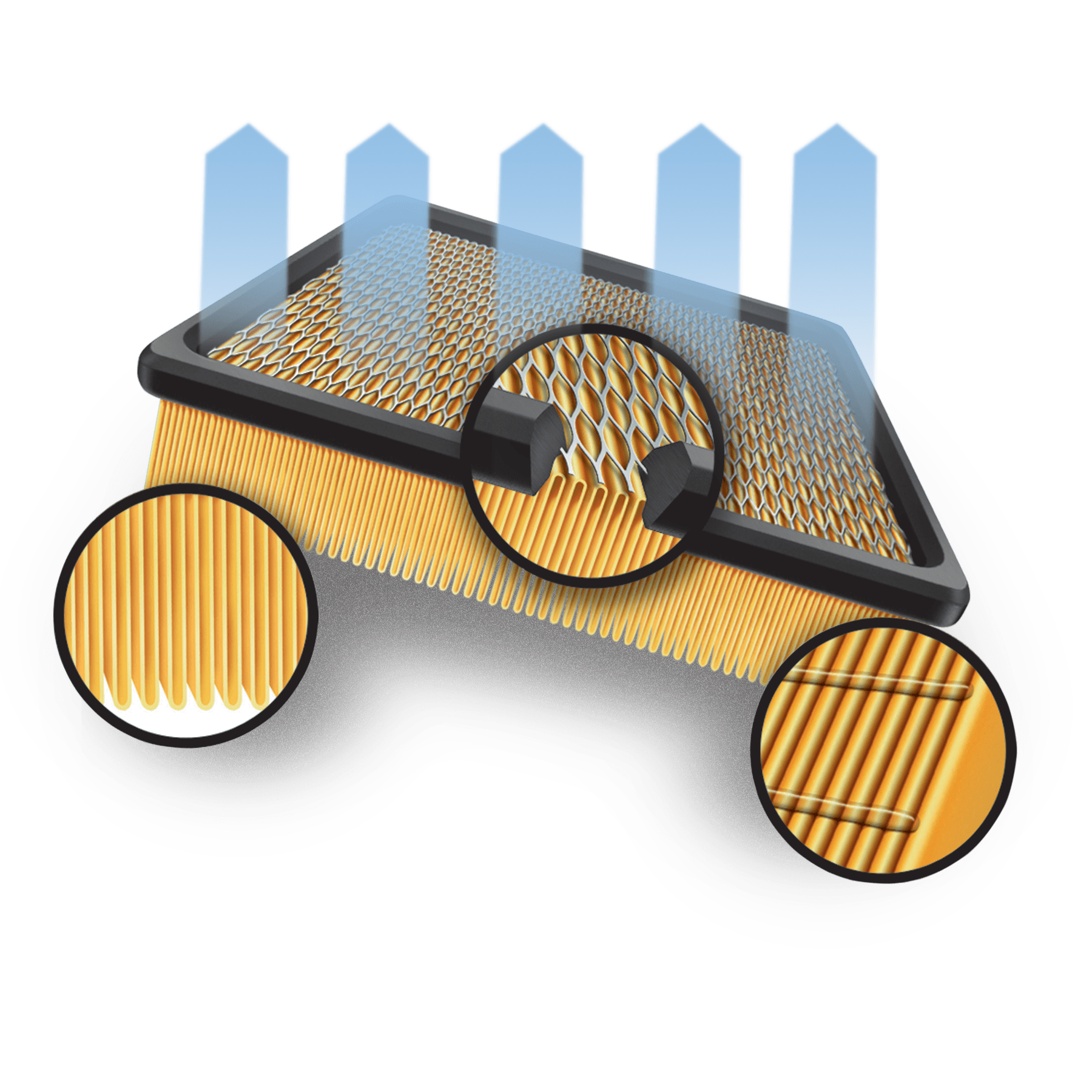 FRAM Tough Guard Engine Air Filter, TGA7421, Air Filters, Fit for Selected Vehicles