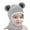 Gray, variant on BadPiggies Kids Winter Hat Scarf Set Baby Boys Girls Toddler Beanie Cap Fleece Lining Pom Hat Neck Warmer (Pink)