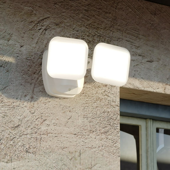 Vaxcel - Theta - 24W 2 LED Outdoor Security Light In Contemporary Style-5.25