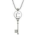 thumbnail image 1 of Chinese character component xi Pendant Vintage Necklace Silver Key Jewelry, 1 of 3