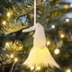 thumbnail image 1 of Puntoco Colgante Brillante Blanco De Saúco Del Bosque Navideño, Decoración Del Hogar, 1 of 6