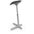 thumbnail image 4 of MooreCo Elate Perch 33.8" Adjustable Polyurethane Stool with Steel Base in Black, 4 of 11