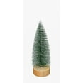 thumbnail image 4 of Evergreen Beautiful White Tipped Snow Covered LED Bottlebrush Trees Table Top Decor, Set of 3 - 4 x 4 x 10 Inches Indoor/Outdoor Decoration, 4 of 9